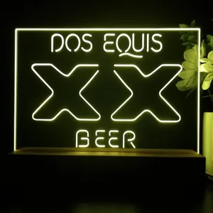 Dos Equis Logo 2 LED Desk Light