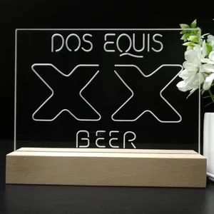Dos Equis Logo 2 LED Desk Light