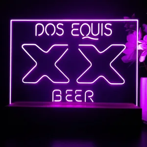 Dos Equis Logo 2 LED Desk Light