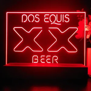 Dos Equis Logo 2 LED Desk Light
