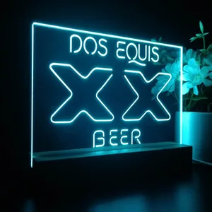 Dos Equis Logo 2 LED Desk Light