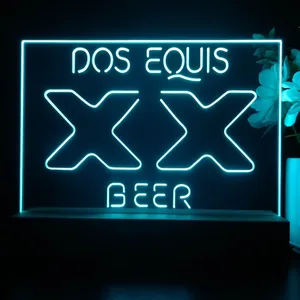 Dos Equis Logo 2 LED Desk Light