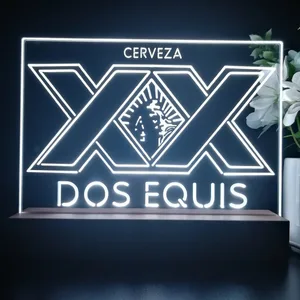 Dos Equis Logo LED Desk Light