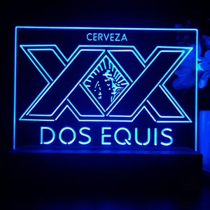 Dos Equis Logo LED Desk Light