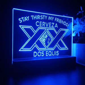 Dos Equis Stay Thirsty My Friends LED Desk Light