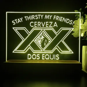Dos Equis Stay Thirsty My Friends LED Desk Light