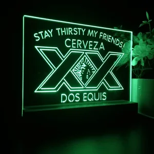 Dos Equis Stay Thirsty My Friends LED Desk Light