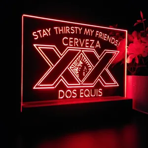Dos Equis Stay Thirsty My Friends LED Desk Light