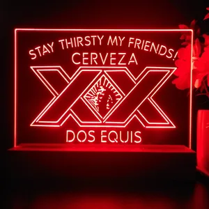 Dos Equis Stay Thirsty My Friends LED Desk Light