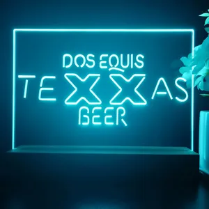 Dos Equis Texas Beer LED Desk Light