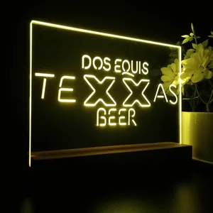 Dos Equis Texas Beer LED Desk Light