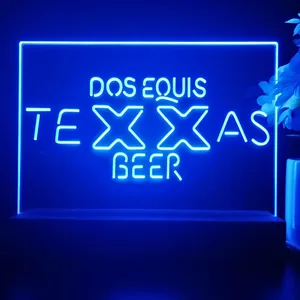 Dos Equis Texas Beer LED Desk Light