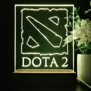 Dota 2 Logo LED Desk Light