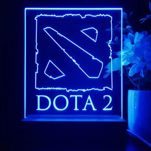 Dota 2 Logo LED Desk Light