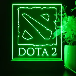 Dota 2 Logo LED Desk Light