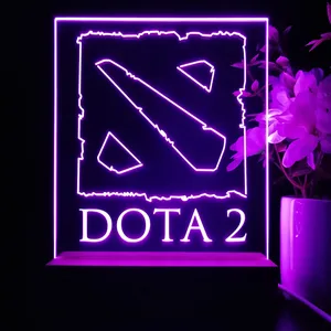 Dota 2 Logo LED Desk Light