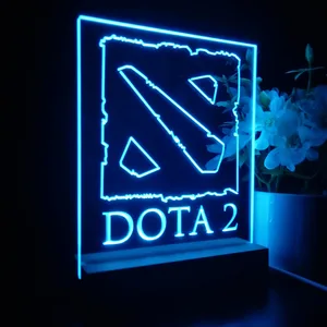 Dota 2 Logo LED Desk Light