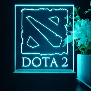 Dota 2 Logo LED Desk Light