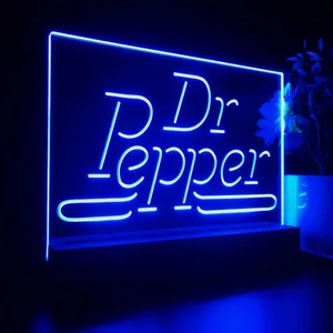 Dr. Pepper Banner LED Desk Light