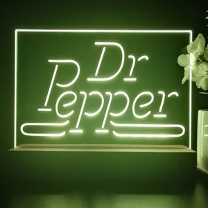 Dr. Pepper Banner LED Desk Light