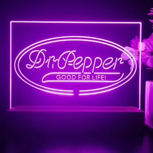 Dr. Pepper Good For Life LED Desk Light