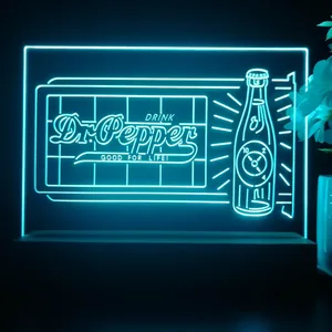 Dr. Pepper Novelty Bottle LED Desk Light