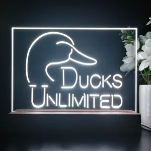 Ducks Unlimited Logo LED Desk Light