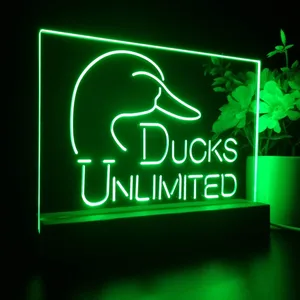 Ducks Unlimited Logo LED Desk Light