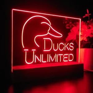 Ducks Unlimited Logo LED Desk Light