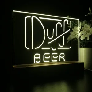 Duff Logo 1 LED Desk Light