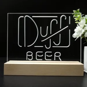 Duff Logo 1 LED Desk Light