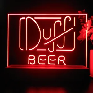 Duff Logo 1 LED Desk Light