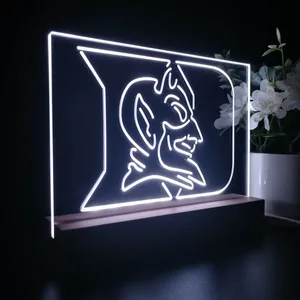 Duke Blue Devils Logo LED Desk Light