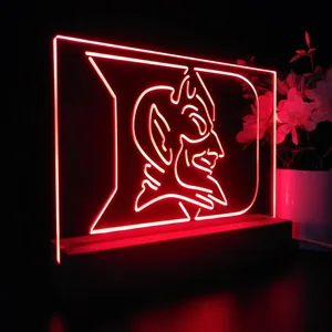 Duke Blue Devils Logo LED Desk Light