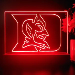 Duke Blue Devils Logo LED Desk Light