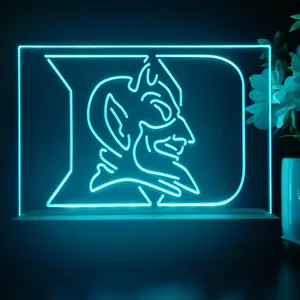 Duke Blue Devils Logo LED Desk Light