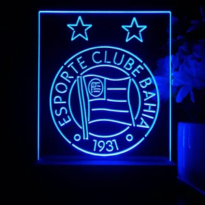 Esporte Clube Bahia Logo LED Desk Light