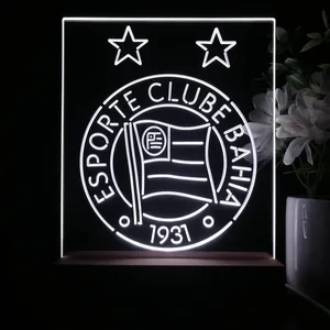 Esporte Clube Bahia Logo LED Desk Light