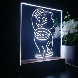 Esso Oil Drop Logo LED Desk Light