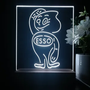 Esso Oil Drop Logo LED Desk Light