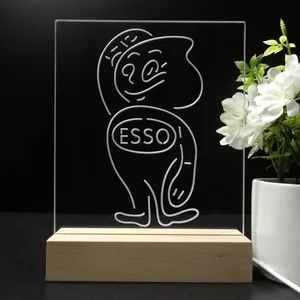 Esso Oil Drop Logo LED Desk Light