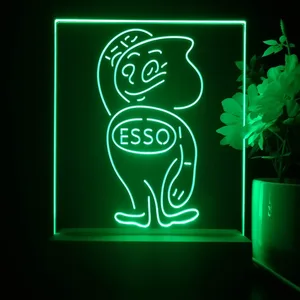 Esso Oil Drop Logo LED Desk Light