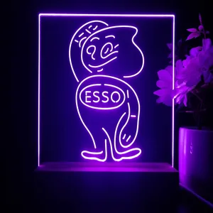 Esso Oil Drop Logo LED Desk Light