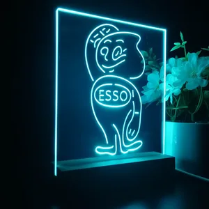 Esso Oil Drop Logo LED Desk Light