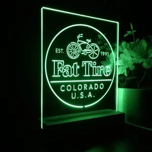 Fat Tire Logo LED Desk Light