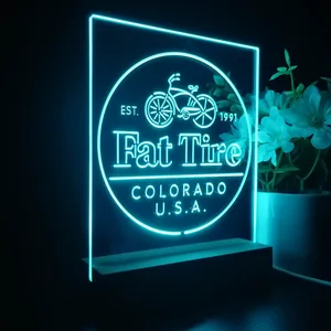 Fat Tire Logo LED Desk Light