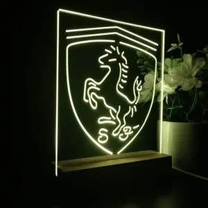 Ferrari Prancing Horse LED Desk Light