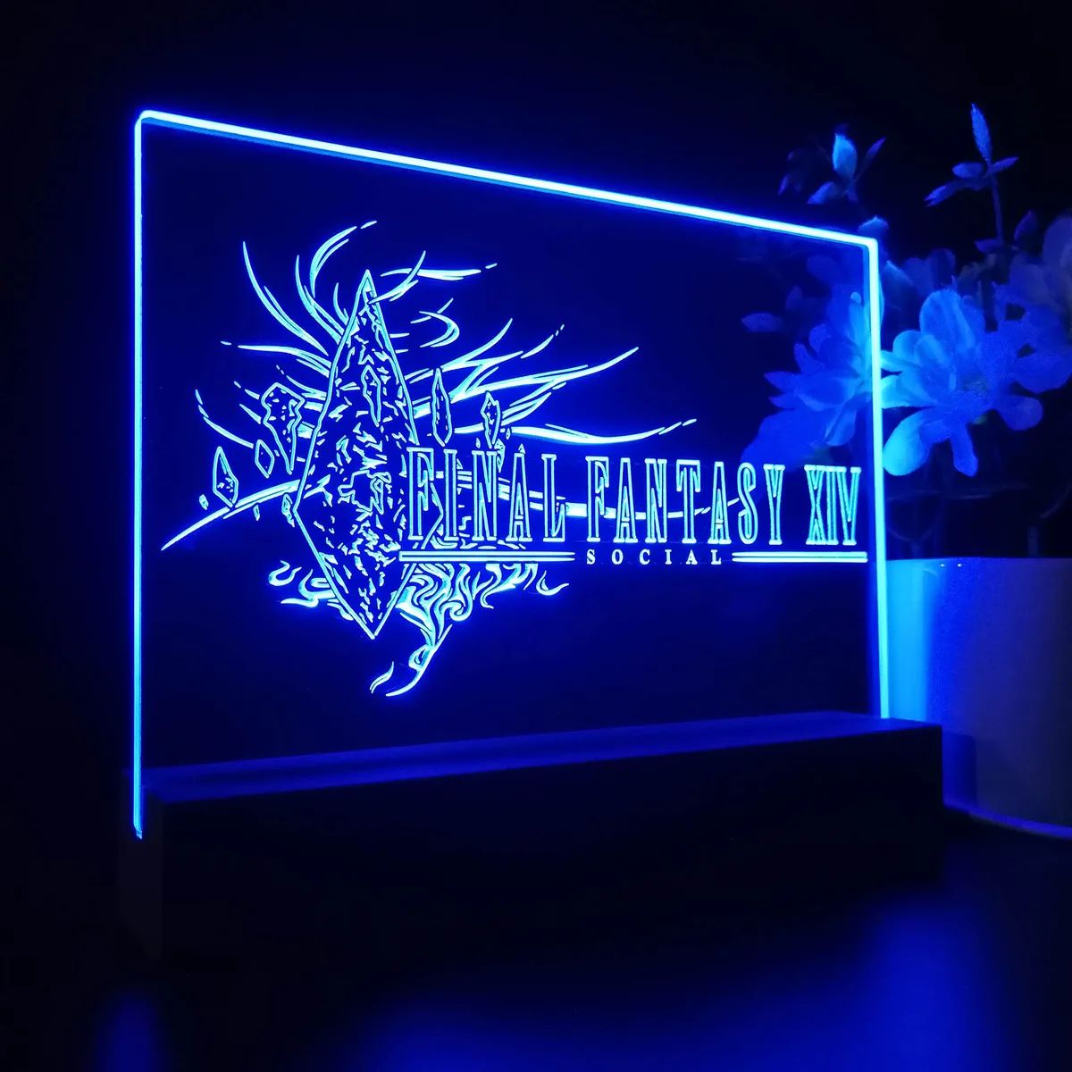 Final Fantasy XIV Banner LED Desk Light