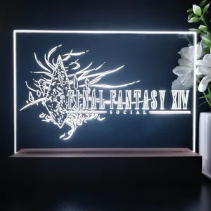 Final Fantasy XIV Banner LED Desk Light