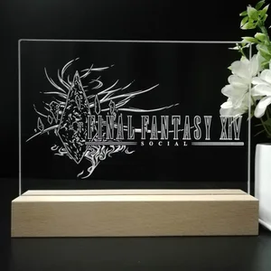 Final Fantasy XIV Banner LED Desk Light